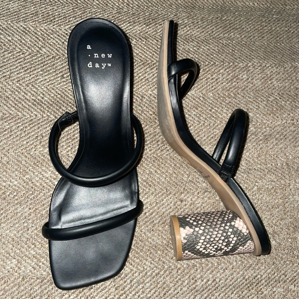 Black heels